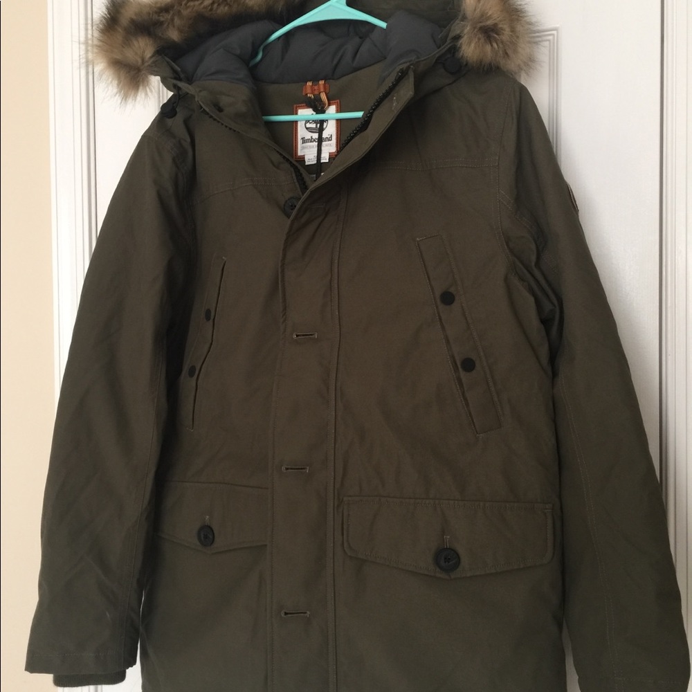 MEN'S WATERPROOF DOWN PARKA - Picture 2 of 8
